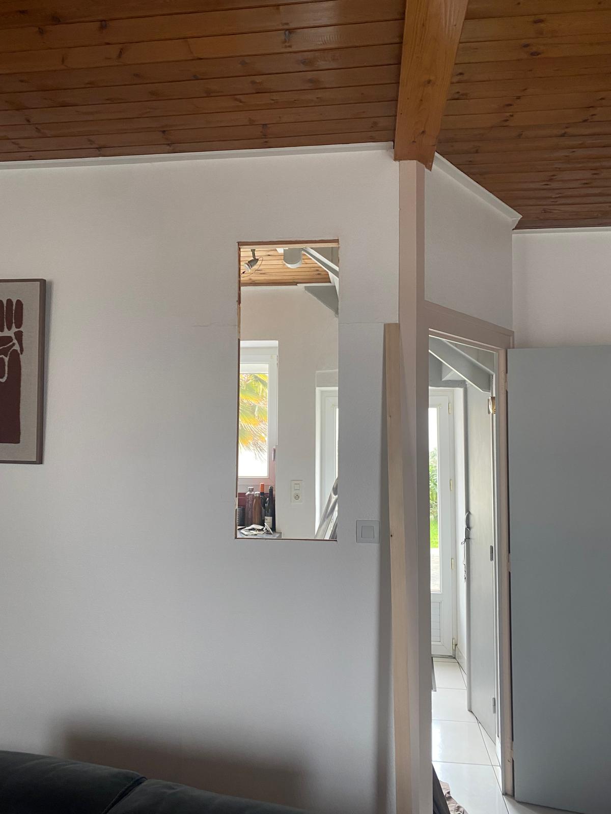 Création d&rsquo;une verrière